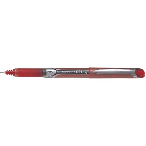 CIENKOPIS PILOT V5 GRIP CZERWONY Pilot