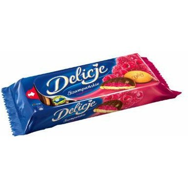 DELICJE SZAMPAŃSKIE 147g MALINOWE Wedel