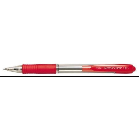 DŁUGOPIS OLEJOWY PILOT SUPER GRIP CZERWONY Pilot