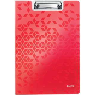 Teczka z klipem Leitz Wow A4 czerwona Leitz