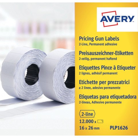 ETYKIETY DO METKOWNICY AVERY 26x16mm TRWAŁE BIAŁE (10) Avery Zweckform