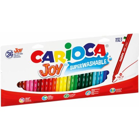 FLAMASTRY CARIOCA JOY 36 KOLORÓW CARIOCA