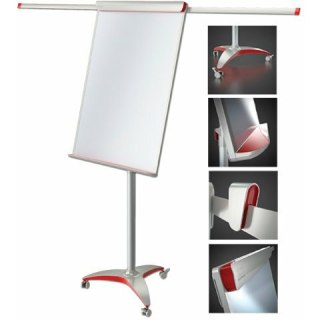 FLIPCHART 2X3 OFFICE PRO RED MOBILNY Z RAMIONAMI 2x3