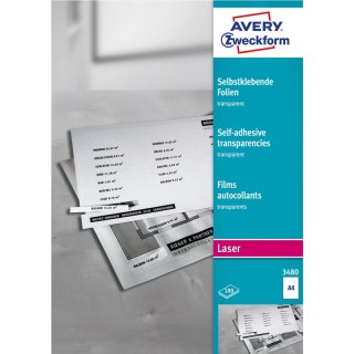 FOLIA A4 AVERY 0,14mm PRZEZROCZYSTA (100) Avery Zweckform