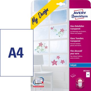 FOLIA A4 AVERY 210*297mm USUWALNA PRZEZROCZYSTA (4) Avery Zweckform
