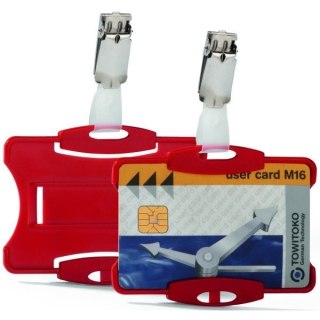 HOLDER DO KARTY DURABLE CZERWONY (25) Durable