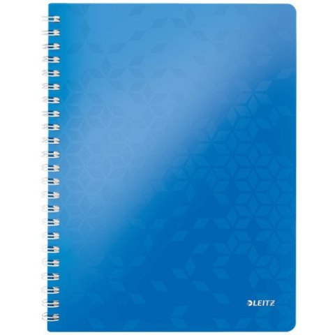 KOŁONOTATNIK LEITZ WOW A4/80K KRATKA NIEBIESKI Leitz
