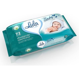Chusteczki nawilżane Lula Baby z aloesem (72) Lula
