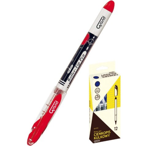 Cienkopis kulkowy Grand GR-203 czerwony Grand
