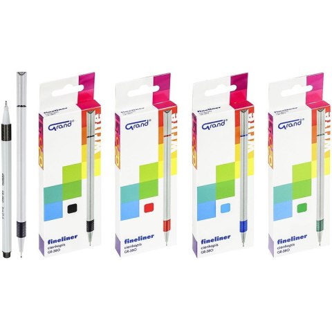 Cienkopisy Grand GR-380 czarne Grand