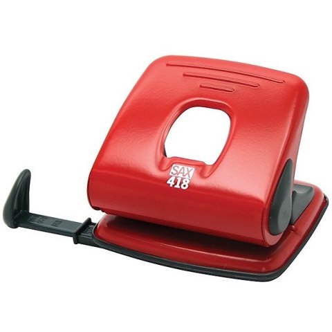 Dziurkacz Sax 418 czerwony Sax