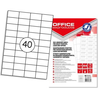 Etykiety Office Products A4 48.5x25.4mm białe (100) Office Products
