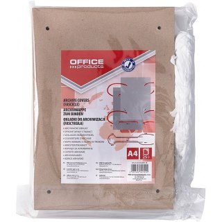 Fascykuła Office Products A4 z tasiemkš bršzowa (25) Office Products