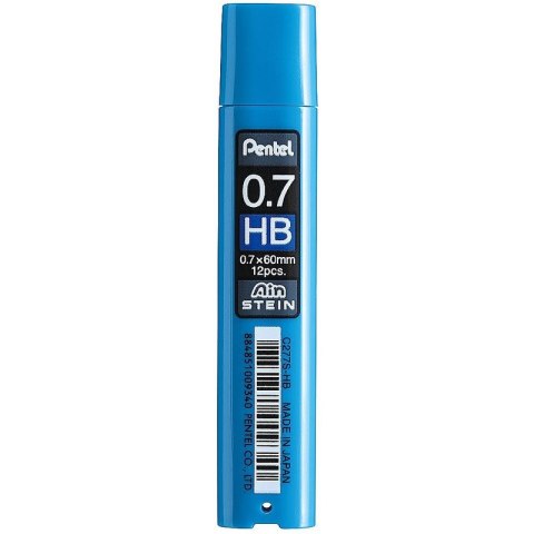Grafity do ołówków Pentel Ain Stein 0.7mm HB (12) Pentel
