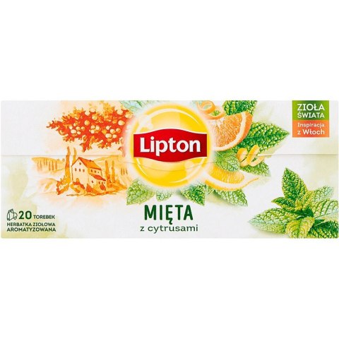 Herbata Lipton Mięta z cytrusami (20) Lipton