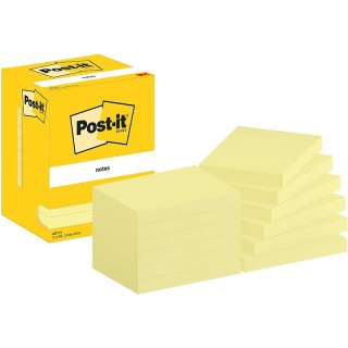 Karteczki Post-it 76x102mm (657) żółte (12x100) Post-it