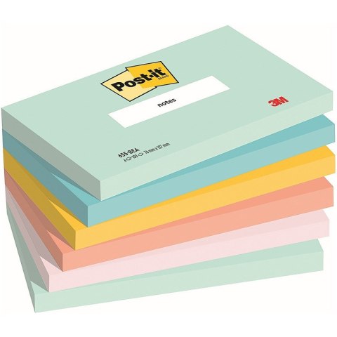 Karteczki Post-it 76x127mm (655-BEA) (6x100) Post-it