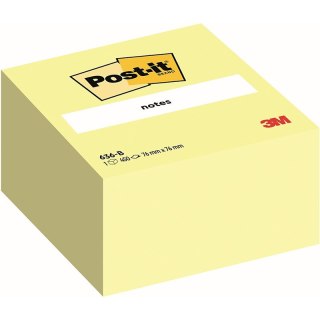 Karteczki Post-it 76x76mm (636-B) żółte (450) Post-it