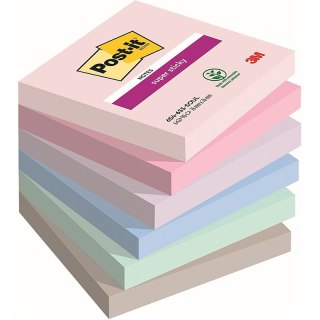 Karteczki Post-it Super Sticky 76x76mm (654-6SS-SOUL) (6x90) Post-it