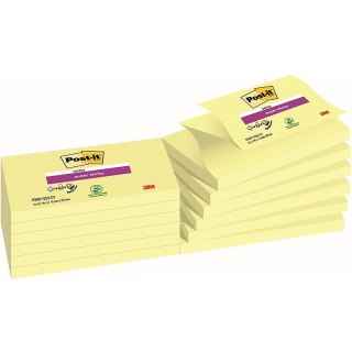 Karteczki Post-it Super Sticky Z-Notes 76x127mm (R350-12SS-CY) żółte (90) Post-it