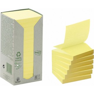 Karteczki Post-it Z-Notes 76x76mm (R330-1T) żółte (16x100) Post-it