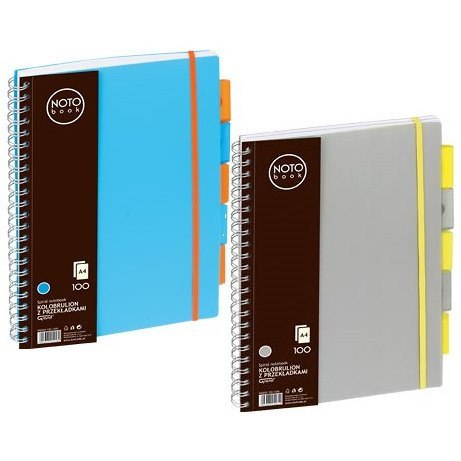 Kołobrulion Grand NOTObook A4/100k kratka szary Grand