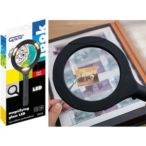 Lupa szklana Grand 85mm z podświetleniem Grand
