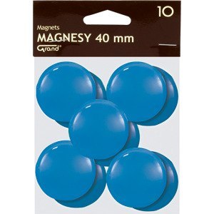 Magnesy do tablic Grand śr.40mm niebieskie (10) Grand