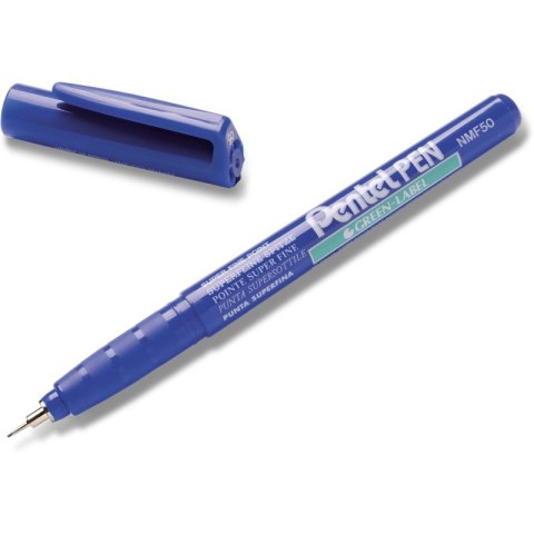 Marker permanentny Pentel Pen NMF50 niebieski Pentel