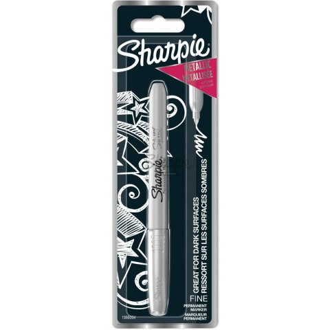 Marker premanentny Sharpe Metallic Silver srebrny SHARPIE