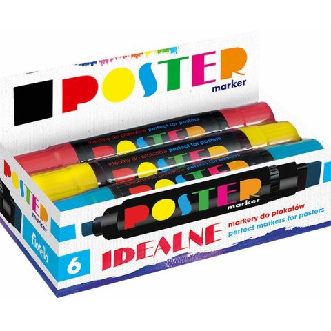 Markery Fiorello Poster GR-1712 6 kolorów FIORELLO