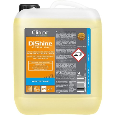 Nabłyszczacz do zmywarek CLINEX DiShine Premium, 5 Clinex