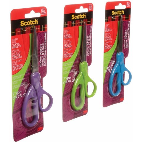 Nożyczki Scotch Student 18cm mix kolorów Scotch