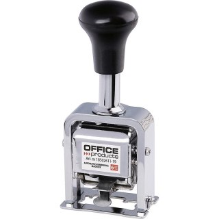 Numerator Office Products 6 cyfr automatyczny srebrny Office Products