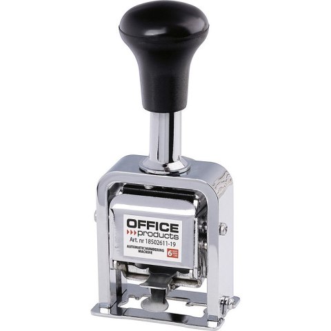 Numerator Office Products 6 cyfr automatyczny srebrny Office Products