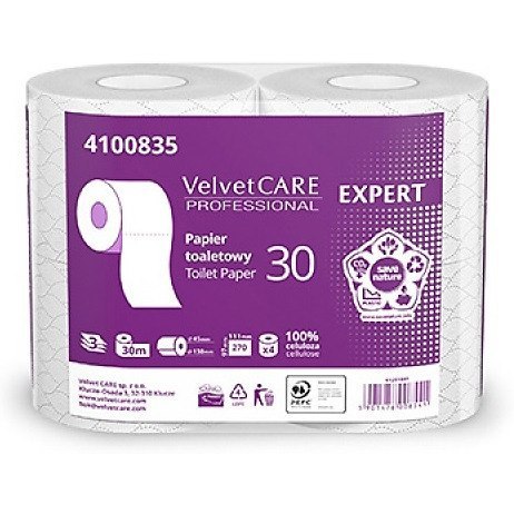 Papier toaletowy Velvet Care Expert 3w celuloza białe (4) Velvet