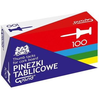 Pinezki do tablic Grand mix kolorów (100) Grand