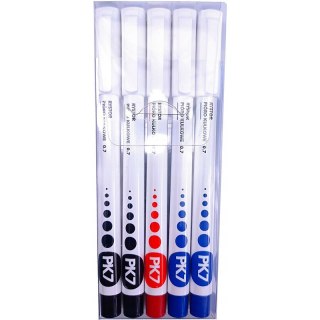 Pióra kulkowe Rystor PK7 0.7mm 3 kolory (5) Rystor