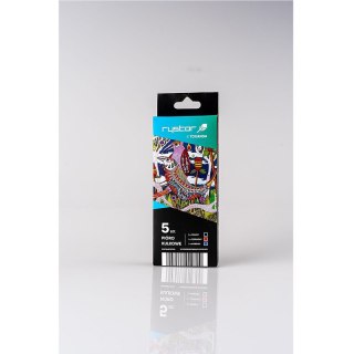 Pióra kulkowe Rystor PK7 0.7mm niebieskie (5) Rystor