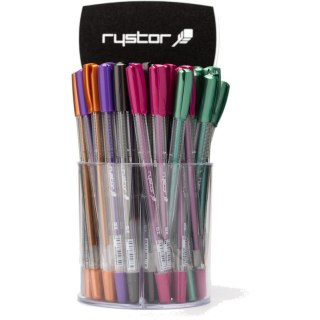 Pióro żelowe RYSTOR GZ-031 fluo zielone Rystor