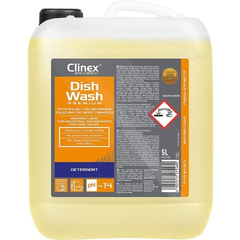 Płyn myjšcy do zmywarek CLINEX DishWash Premium, 5l Clinex