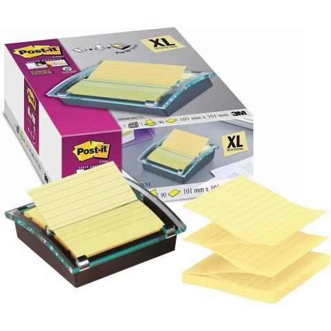 Podajnik karteczek Post-it Z-Notes Millenium XL (+1 bloczek) czarny Post-it Podajnik karteczek Post-it Z-Notes Millenium XL (+1 bloczek) czarny Post-it