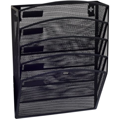 Pojemnik na dokumenty Grand GR-080 naścienny metalowy czarny Grand