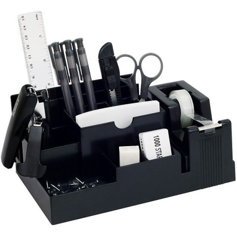 Przybornik na biurko Eagle 330 S z wyposażeniem czarny Eagle