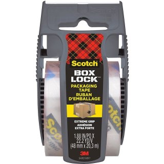 Taśma pakowa Scotch Box Lock 48mm/20.3m (+ podajnik) transparentna Scotch