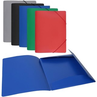 Teczka PP z gumką Biurfol A4/20mm szara Biurfol