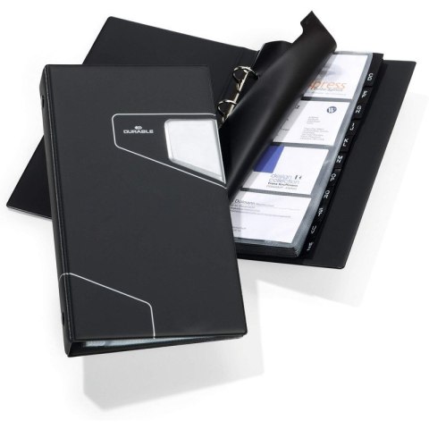 Wizytownik ringowy Durable Visifix Pro 200w antracytowy Durable