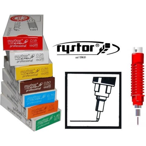 Wkład do pisaka kreślarskiego Rystor Rapidograf Super Professional 1.0mm Rystor