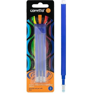 Wkłady wymazywalne Corretto GR 1609 niebieske (3) CORRETTO