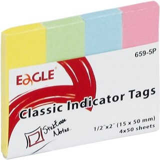 Zakładki Eagle 15x50mm 4 kolory (4x50) Eagle